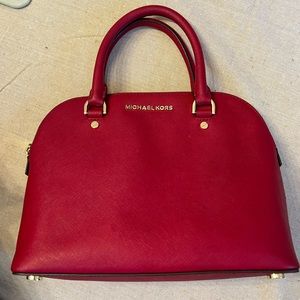 Red Michael Kohrs purse or shoulder bag